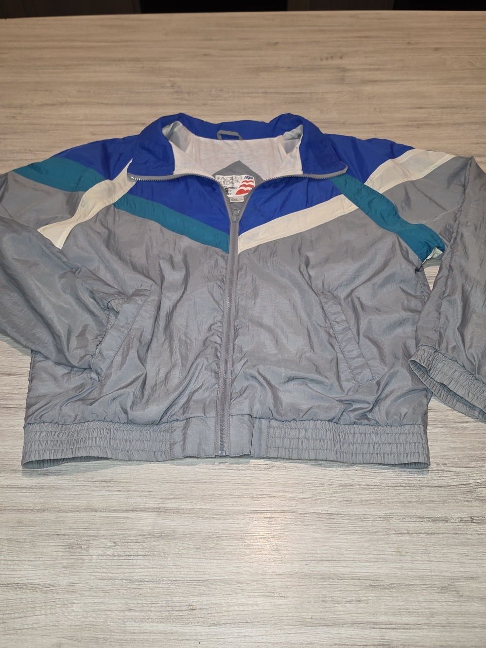 Vintage 90's Eagles Ridge Full Zip Windbreaker Jacket Men's Retro Size Large L5
